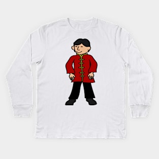 asian Kids Long Sleeve T-Shirt